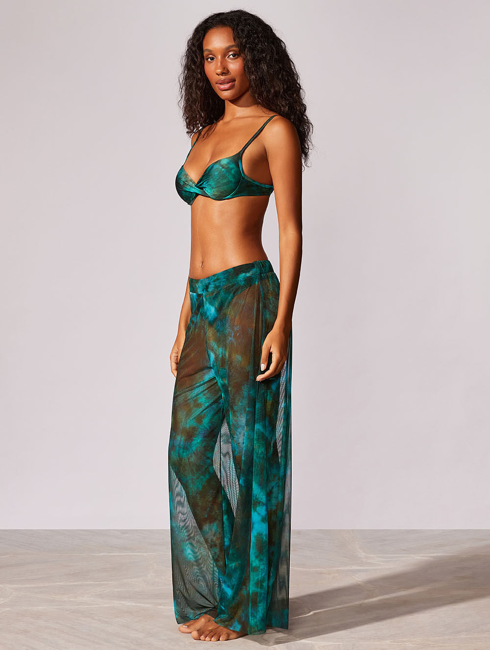 Calça Pantalona Estampada Saint Tropez