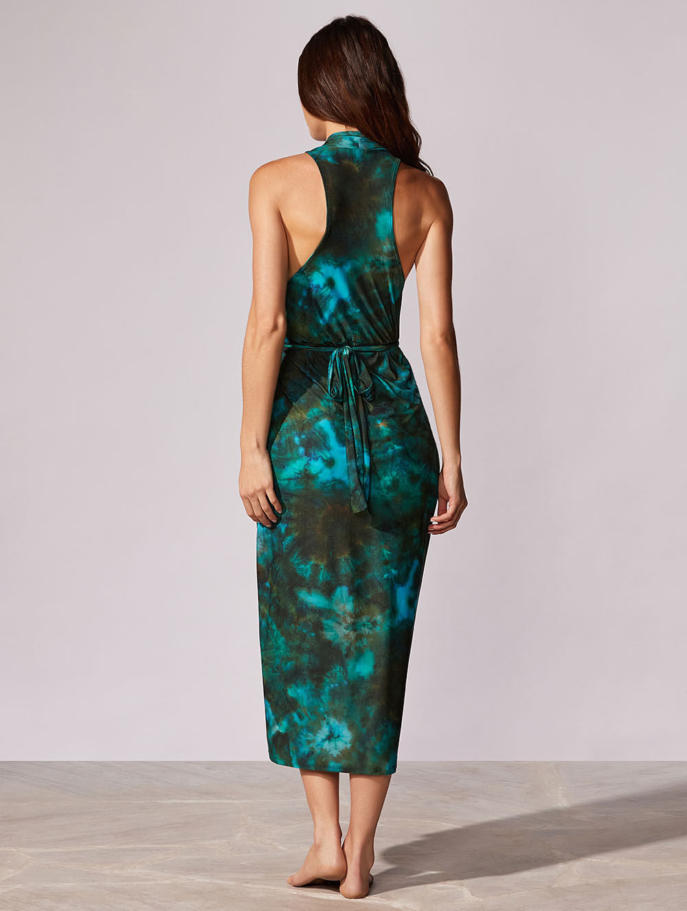 Vestido Midi Estampado Saint Tropez