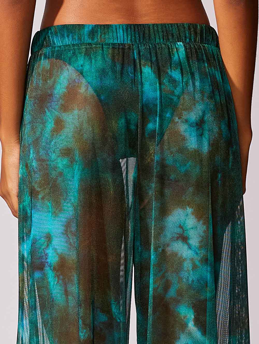 Calça Pantalona Estampada Saint Tropez