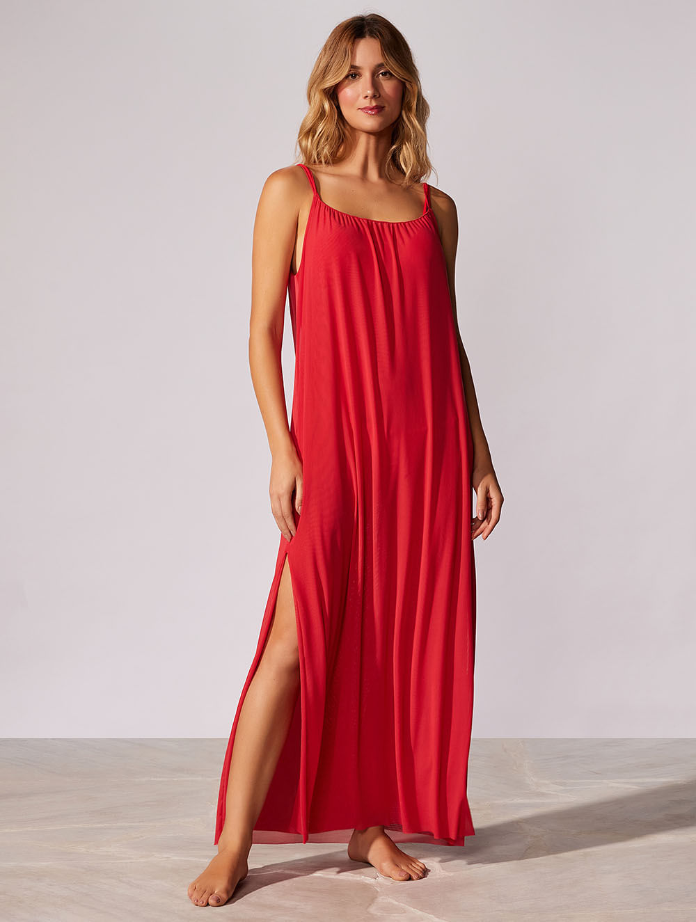 Vestido Longo Lisos Capri