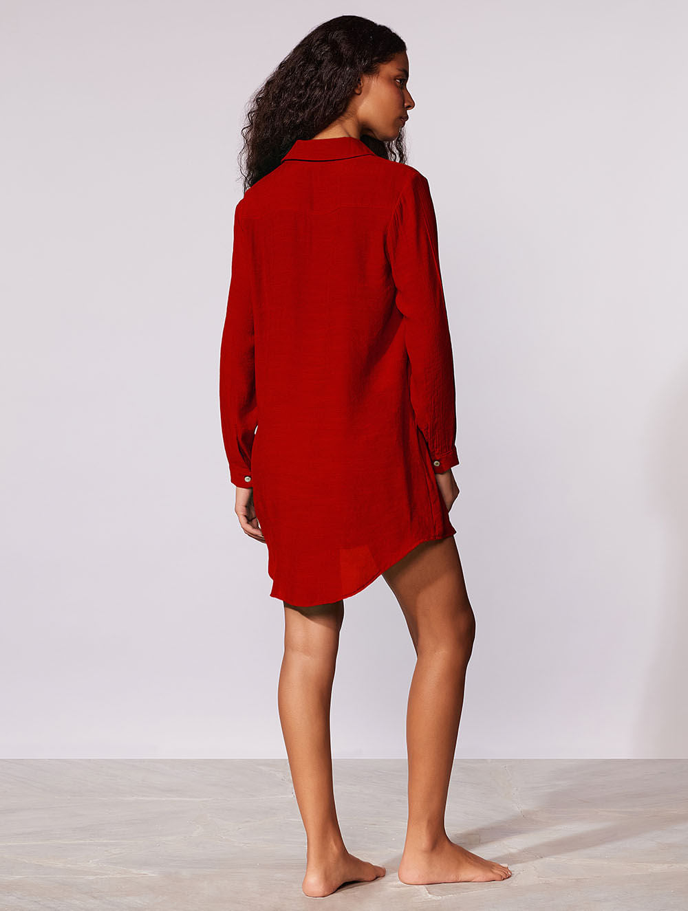 Camisa Lisos Shantung