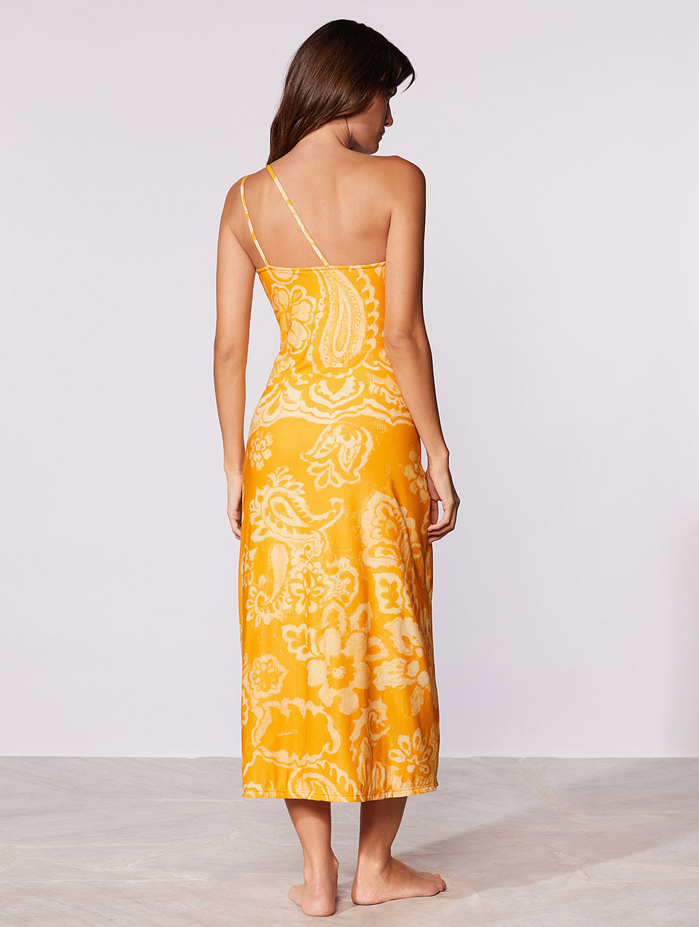 Vestido Midi Ombro Único La Vie